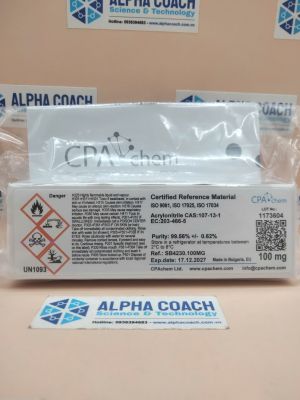 Chất chuẩn Acrylonitrile, mã SB4230.100MG, lọ 100 mg, hãng CPAchem, Bungari