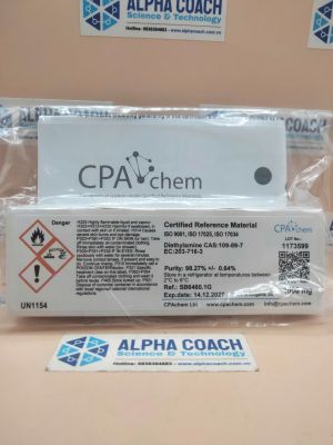 Chất chuẩn Diethylamine, mã SB6460.1G, lọ 1000 mg, hãng CPAchem, Bungari