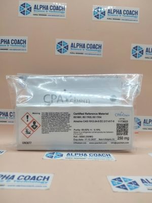 Chất chuẩn Atrazine, mã SB65.250MG, lọ 250 mg, hãng CPAchem, Bungari