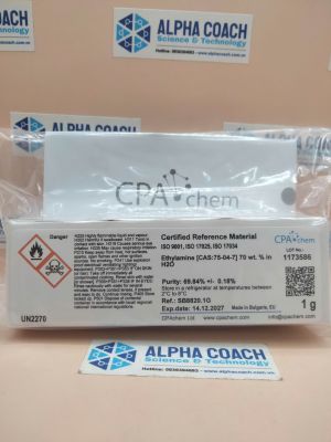 Chất chuẩn Ethylamine [CAS:75-04-7] 70 wt. % in H2O, hãng CPAchem - Bungari