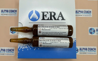Thử nghiệm thành thạo Base/Neutrals & Acids in Soil, Nền mẫu đất, hãng ERA Waters, USA