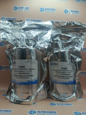 Dung dịch chuẩn Độ dẫn 400000 uS/cm, mã 01666, chai 500mL, hãng ERA - Mỹ