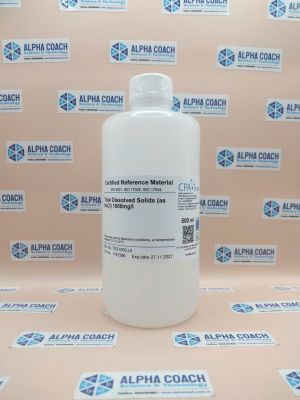 Dung dịch chuẩn TDS 1000mg/L - Total Dissolved Solids (as NaCl) 1000mg/l, mã TDS1000.L5, hãng CPAchem, Bungari