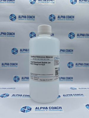 Dung dịch chuẩn TDS 15mg/L - Total Dissolved Solids (as NaCl) 15mg/l, chai 500mL, hãng CPAchem - Bungari