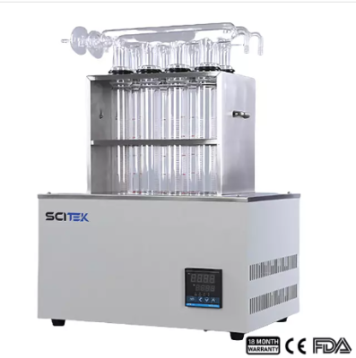 Bộ phá mẫu DF-04C/DF-08C/DF-20C (Infrared heating) tổng Nitơ/Nitơ Kjeldahl, 4/8/20 vị trí, Hãng Scitek Global