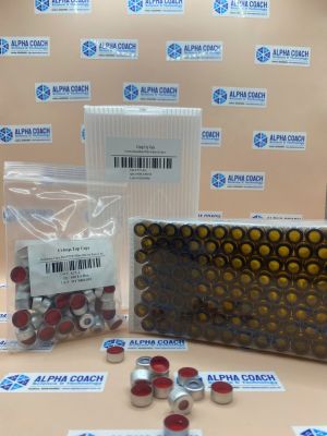 Lọ sắc ký vials 2 mL thuỷ tinh nâu, nắp dập 11mm, hãng Biocomma, TQ