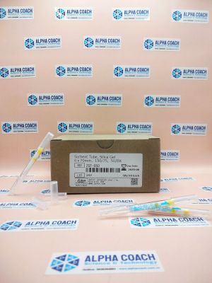 Ống hấp thụ Silicagel - Silica Gel Sorbent Tube, 6 x 70mm, 150/75mg, 50/bx, hãng Zefon, Mỹ
