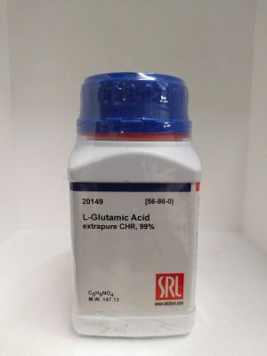 Hóa chất L-Glutamic Acid extrapure CHR, 99%, hãng SRL - Ấn Độ