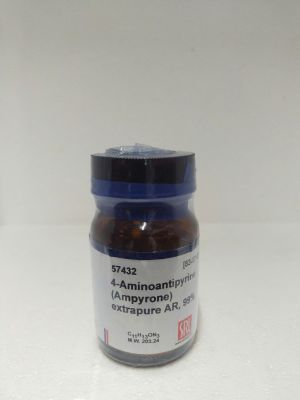 Hóa chất 4-Aminoantipyrine (Ampyrone) extrapure AR, 99%, hãng SRL - Ấn Độ