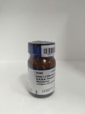 Hóa chất trans-1,2-Diaminocyclohexane-N,N,N,N Tetraacetic Acid Monohydrate extrapure AR (CDTA), 97%, hãng SRL - Ấn Độ