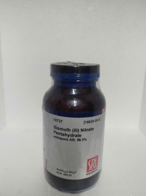 Hóa chất Bismuth (III) Nitrate Pentahydrate extrapure AR, 98.5%, hãng SRL - Ấn Độ