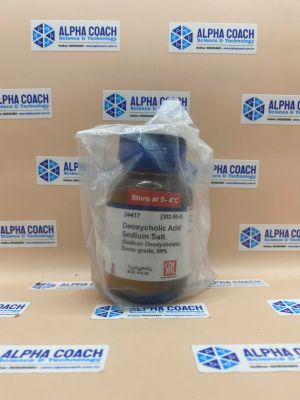 Hoá chất Deoxycholic Acid Sodium Salt (Sodium Deoxycholate) Bacto grade, 99%, hãng SRL, Ấn Độ