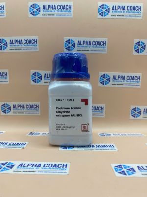 Hoá chất Cadmium Acetate Dihydrate extrapure AR, 99%, lọ 100g, hãng SRL, Ấn Độ