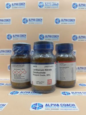 Hoá chất Lanthanum Nitrate Hexahydrate Reagent Grade, 99%, lọ 100g, hãng SRL, Ấn Độ