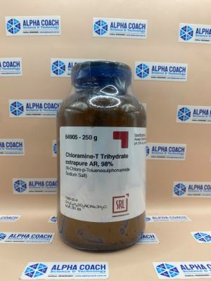 Hoá chất Chloramine-T Trihydrate extrapure AR, 98%, lọ 250g, hãng SRL, Ấn Độ