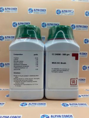 Môi trường vi sinh MUG EC Broth, hãng SRL, Ấn Độ