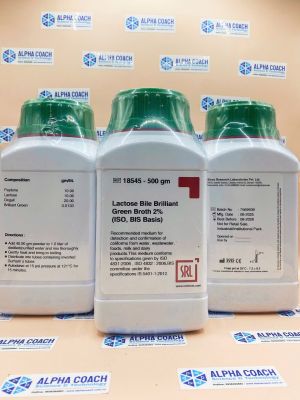 Môi trường vi sinh Lactose Bile Brilliant Green Broth 2% (ISO, BIS Basis), hãng SRL, Ấn Độ