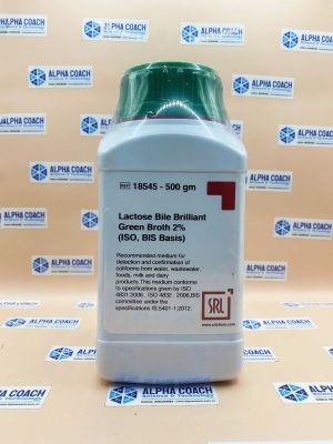 Môi trường vi sinh Lactose Bile Brilliant Green Broth 2% (ISO, BIS Basis), hãng SRL, Ấn Độ