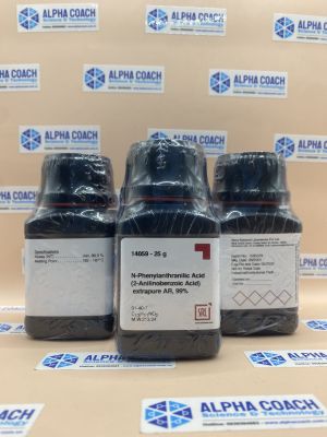 Hoá chất N-Phenylanthranilic Acid (2-Anilinobenzoic Acid) extrapure AR, 99%, lọ 25g, hãng SRL, Ấn Độ