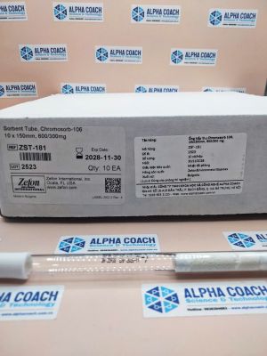 Ống hấp thụ CHROMOSORB-106, 10X150, 600/300, 10/BX, mã ZST-181, hãng Zefon, Mỹ