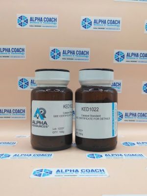 Vật liệu chuẩn CRM – Hàm lượng Carbon và Lưu huỳnh trong chất xúc tác tổng hợp (C = 23,7%, S = 12,1%), hãng Alpha Resources, Mỹ