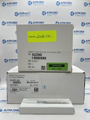 Ống hấp thụ SODA LIME, 7X110, 600/200mg, 50/BX, mã ZST-220, hãng Zefon - Mỹ