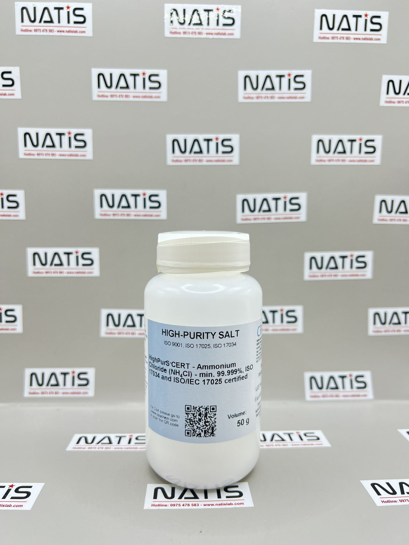 HighPurS-CERT - Ammonium Chloride (NH4Cl) - min. 99.999%, CPAchem