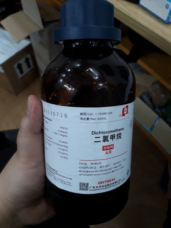 Dichloromethane, Trung Quốc
