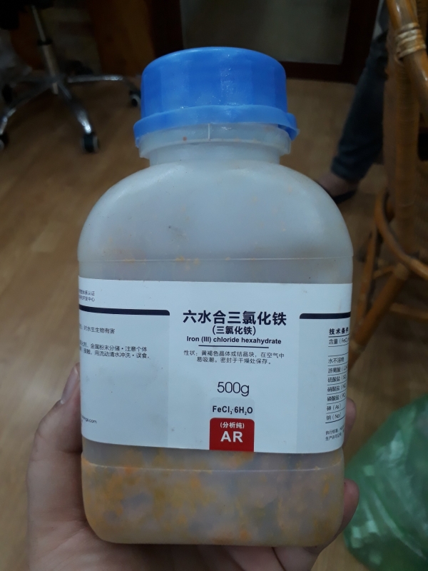 Iron (III) Chloride hexahydrate, Trung Quốc