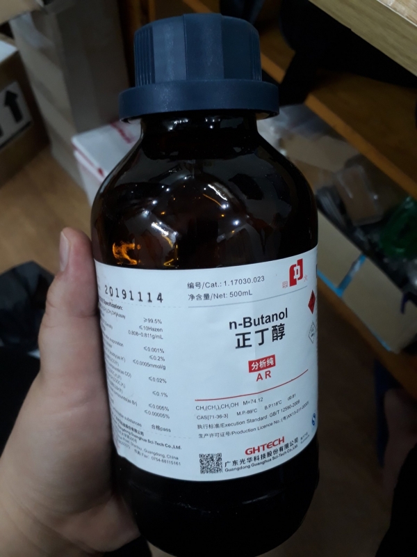 n-Butanol, Trung Quốc