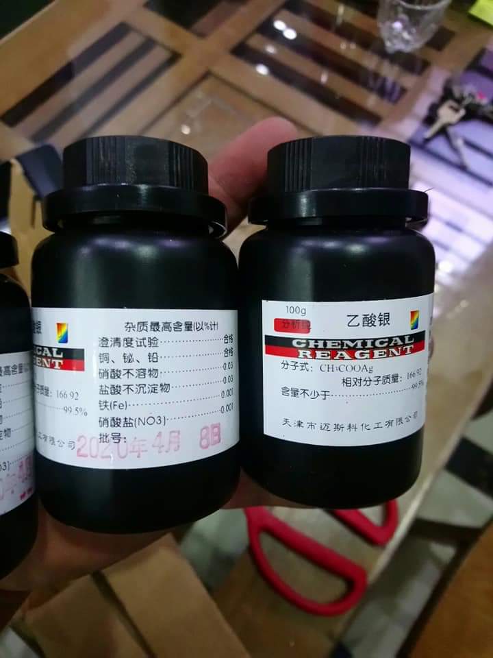 Silver Acetate, Trung Quốc