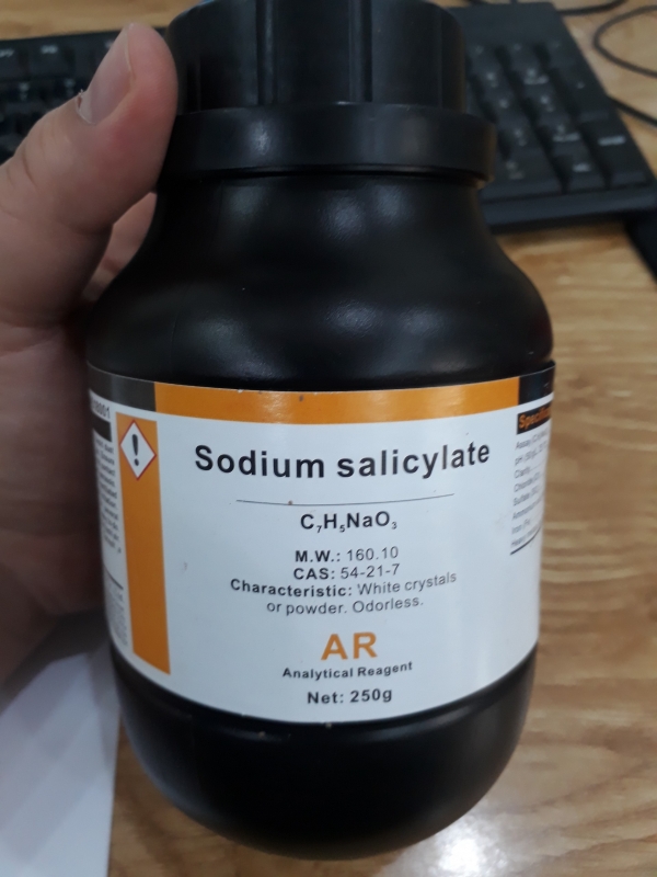 Sodium salicylate, Trung Quốc