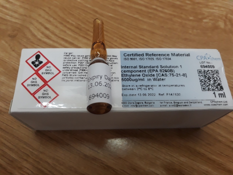 Dung dịch chuẩn Ethylene Oxide [CAS:75-21-8] 5000ug/ml in Water, CPAchem