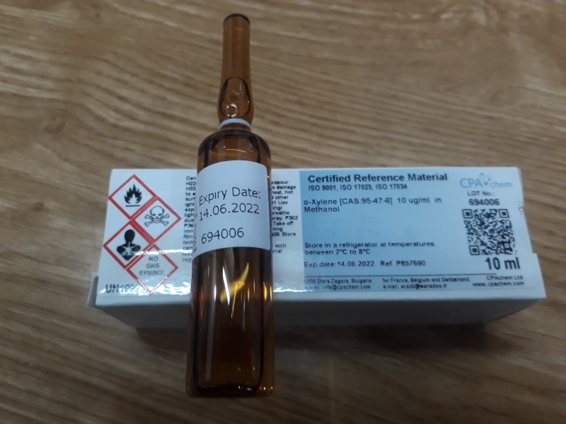 Dung dịch chuẩn o-Xylene [CAS:95-47-6] 10 ug/ml in Methanol, CPAchem