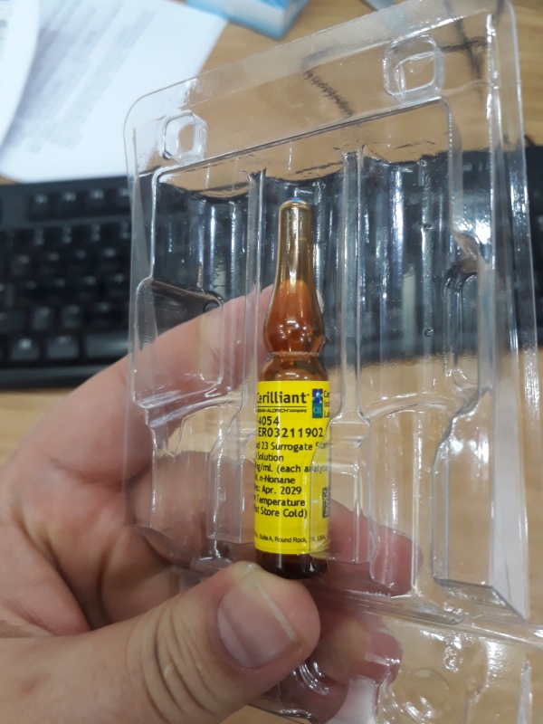 Chất chuẩn đồng hành dioxin/furan EPA Method 23, ISO 17034, 17025, CIL