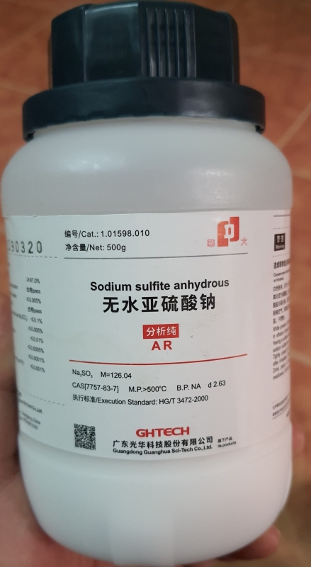 Sodium sulfite anhydrous, Trung Quốc