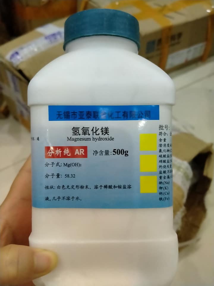 Magnesium hydroxide, Trung Quốc