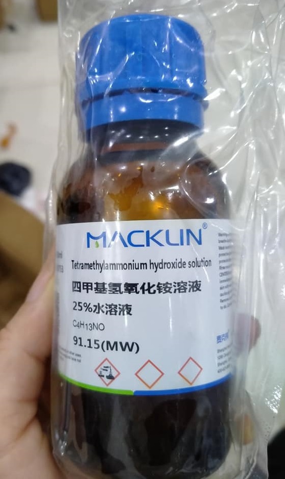 Tetramethylammonium hydroxide solution, Trung Quốc