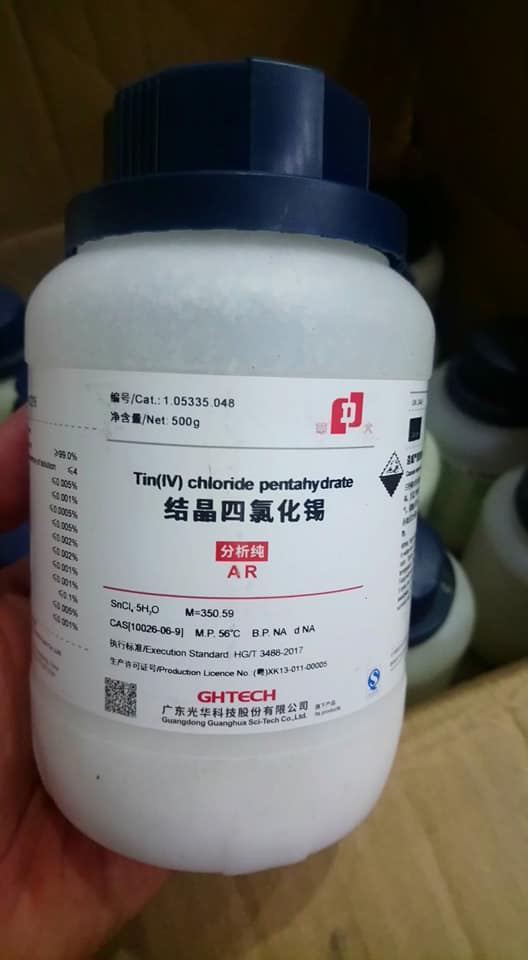 Tin (IV) chloride pentahydrate, Trung Quốc