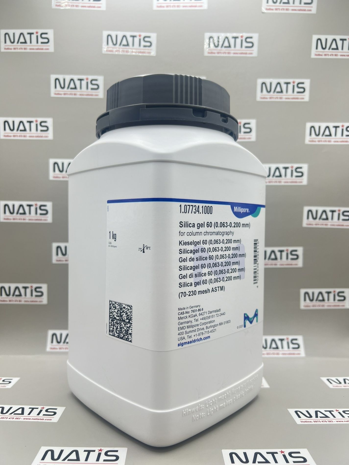 Silica gel 60 (0.063-0.200 mm), Merck