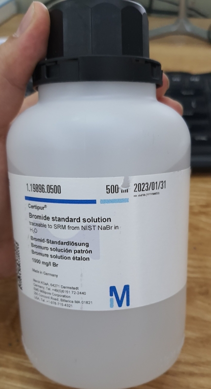 Dung dịch chuẩn Bromide (Br) 1000mg/L, Merck