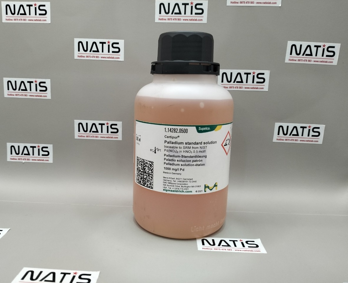 Dung dịch chuẩn Palladium (Pd) 1000mg/L, Merck