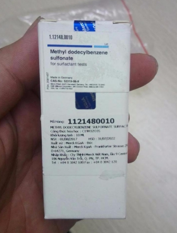 Methyl dodecylbenzene sulfonate, Merck