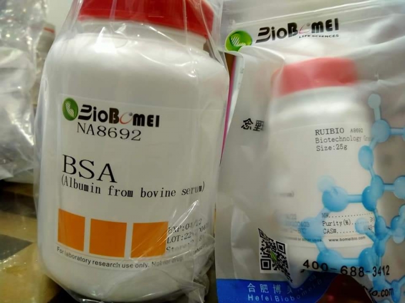 Albumin from bovine serum (BSA), Trung Quốc