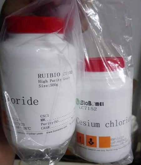 Cesium chloride, Trung Quốc