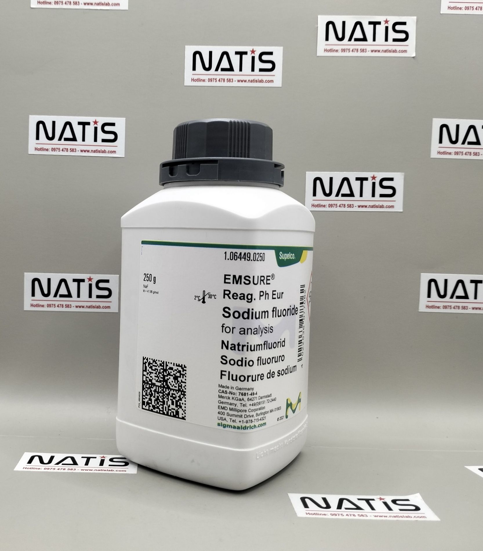 Hóa chất Sodium fluoride, Merck