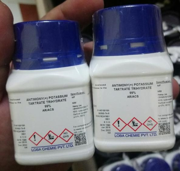ANTIMONY POTASSIUM TARTRATE, Ấn Độ
