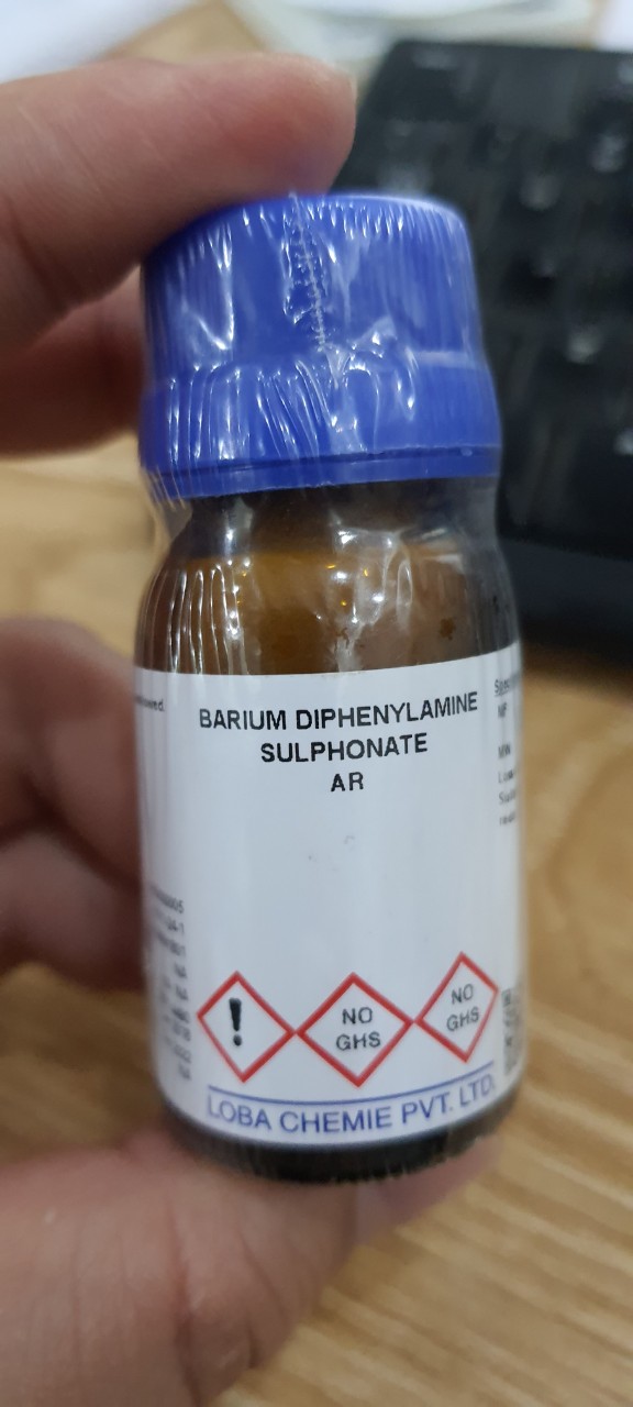 BARIUM DIPHENYLAMINE SULPHONATE, Ấn Độ