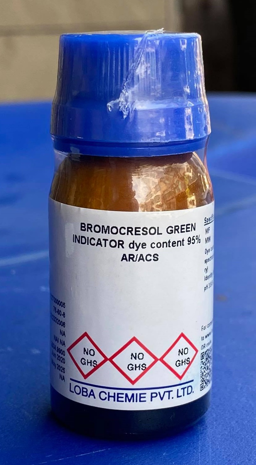 BROMOCRESOL GREEN INDICATOR, Ấn Độ