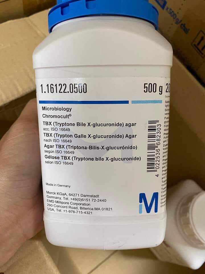 TBX (Tryptone Bile X-glucuronide) agar, Merck